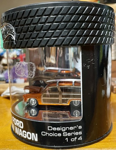 2004 Showcase Hot Wheels: Designer's Choice '49 FORD STATION WAGON 1/4 Orange MT - Picture 4 of 6