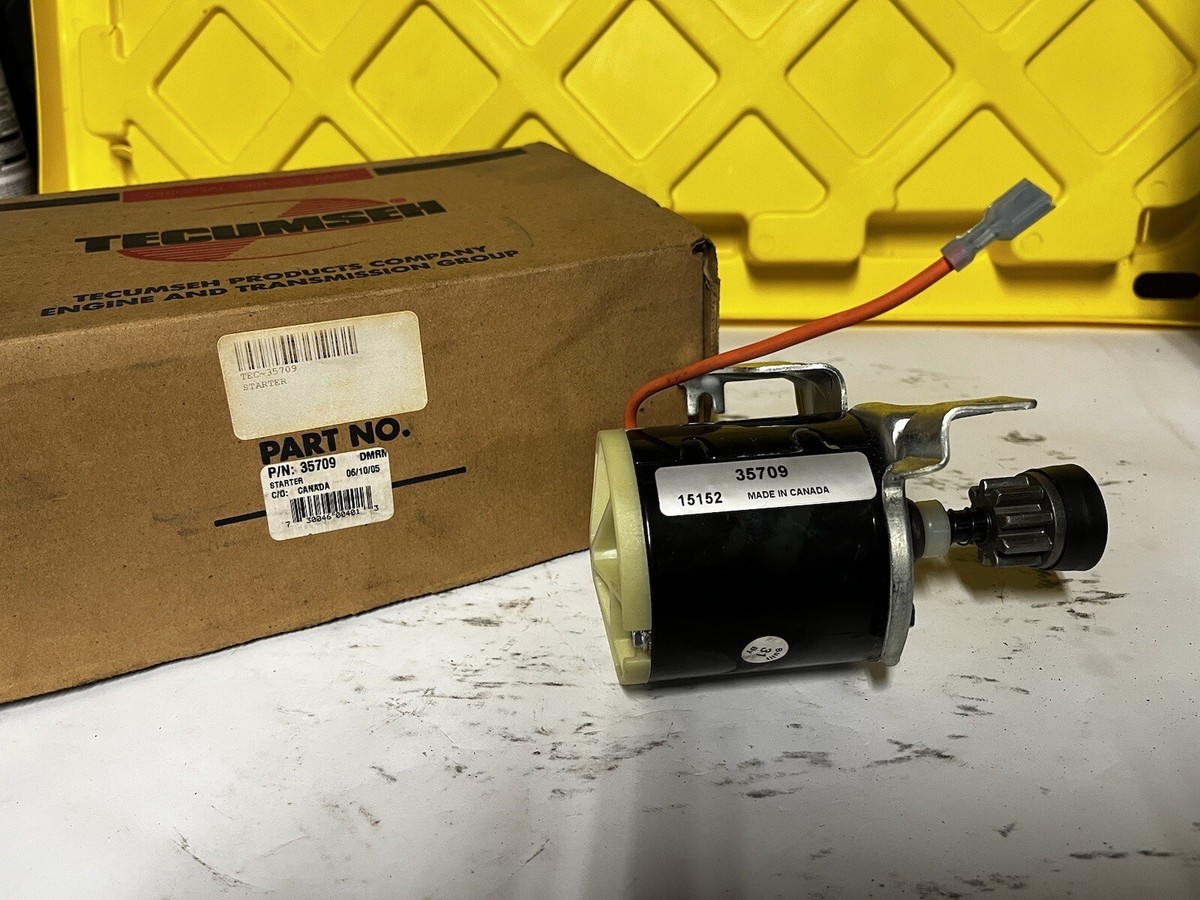 Genuine NEW OEM Tecumseh Electric Starter 35709 | eBay