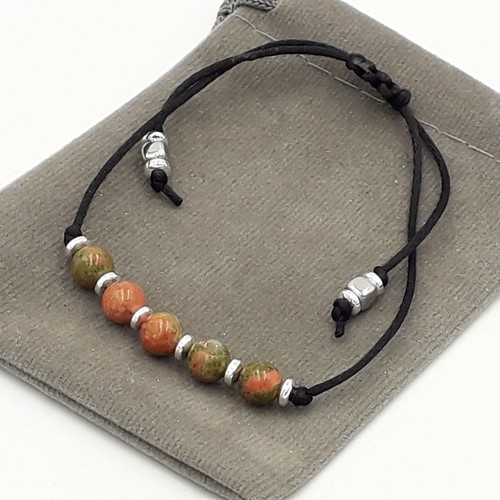 Handmade Natural Adjustable 6mm Crystal Healing Chakra Gemstone Bead Bracelet. - Picture 23 of 37