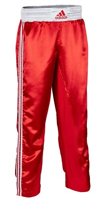 adidas Kickbox-Hose rot/weiß - Kickboxhose - Kickboxen - Pants adiKBUN110T 
