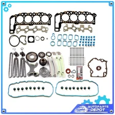 Timing Cover Gasket Head Bolts Head Gasket Set For 02 Dodge Ram 1500 4.7L V8