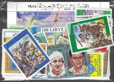 Libye - Libya 100 timbres différents oblitérés