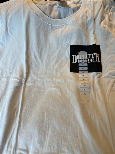 Duluth Trading Company Shirt Womens XXL Ivory Graphic Tee Logo Minimalist - Picture 2 of 3