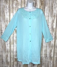 Vintage Womens Nylon Nightgown Size Medium