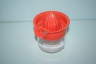 Gemco Citrus Juicer Reamer Squeezer Glass Jar Plastic Lid Orange Lemon Juice 