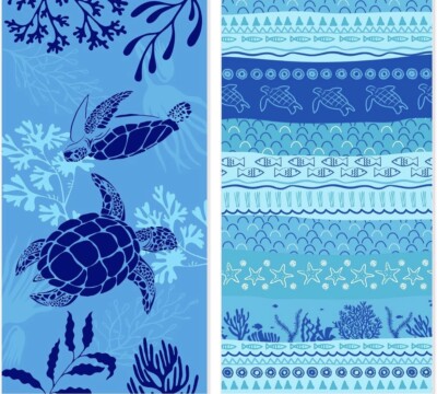 Airensky 2 Pack Microfiber Beach Towel, Oversized (72  x 36'') Quick Dry Pool Tow