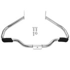 Mustache Engine Guard Crash Bar for Harley Softail Slim Fatboy Heritage 00 17