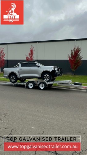 Car Trailer 16.4×6.6ft Galvanised Tandem Car Carrier Trailer 3.5 ton ATM - Picture 13 of 13