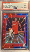 2021 Donruss Jalen Green Holo Red/Blue Laser RATED ROOKIE 13/15
