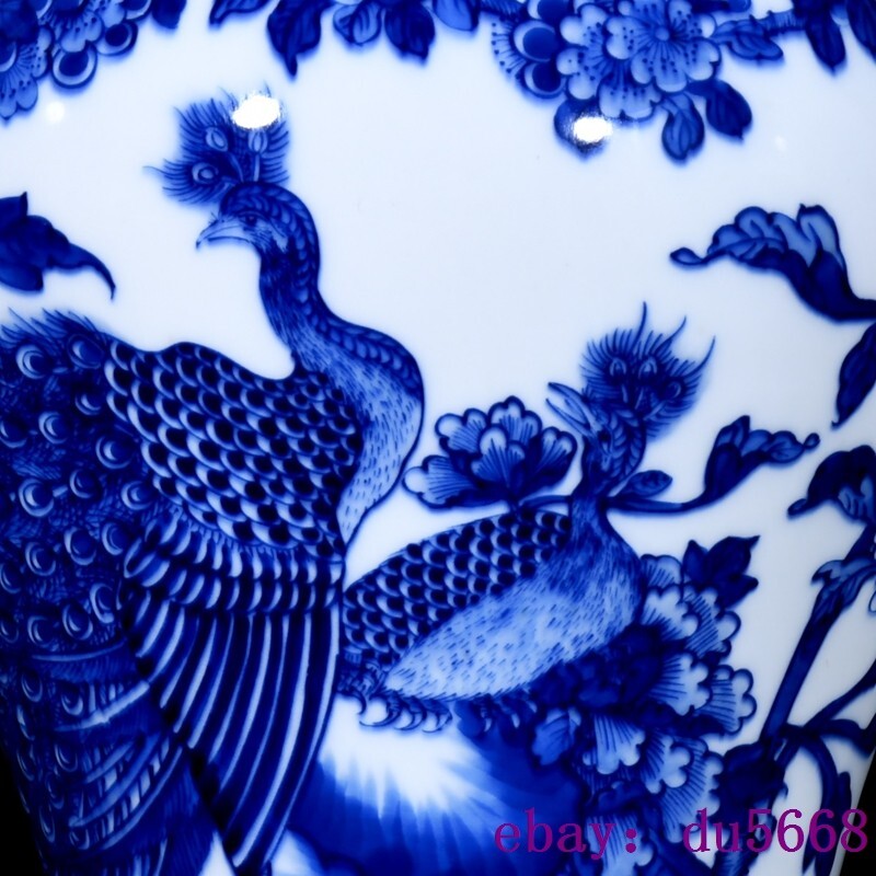 孔雀28 Amazon.com: FixtureDisplays® Porcelain Vase Peacock Decor