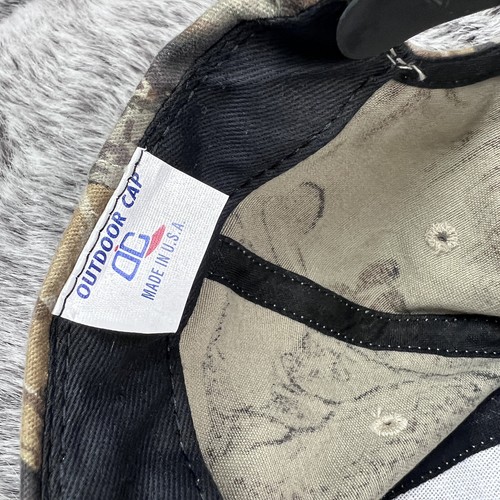 Vintage Camo Advantage Trucker Hat Snapback USA MADE Camouflage Logo Transocean - Picture 9 of 9