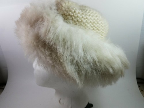 WPL 8931 White Fur Winter Headwear Hat - Picture 2 of 6