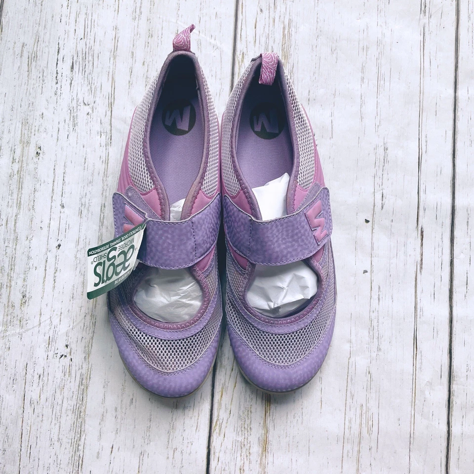 Zapatos cómodos Merrell Dolphina Mary Jane para niñas púrpura rendimiento talla 4,5 J35120 Foto 2 de 4