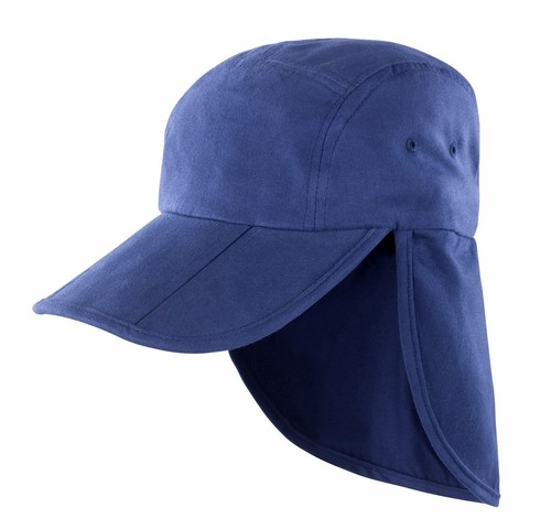 PLAIN or PRINTED LEGIONNAIRES CAP, Neck, Ear & Sun Protection, Folds Up ~ ADULTS - Picture 10 of 11
