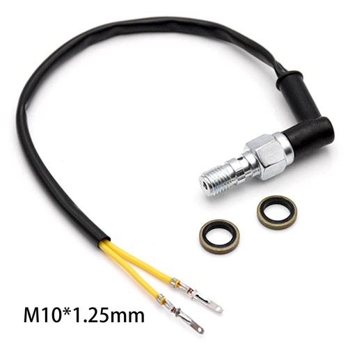 Rear Brake Light Pressure Switch M10 x1.25 Banjo Bolt For Japanese Motorcycle UK - Picture 6 of 8