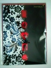 Papyrus Velvet And Gemmed 3D Lace Valentine's Day Card