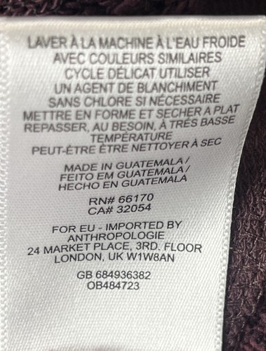 Anthropologie Saturday Sunday Strickjacke Gr. M vorne offen Wasserfall - Bild 10 von 11