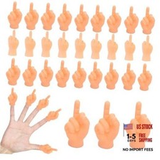 30 PCS Tiny Middle Finger Puppet, Miniature Small Hands, Mini Finger Hands