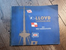 Sammelbilder-Album, LLOYD Flottenbilder, Welt-Handelsflotte aus den 30er Jahre