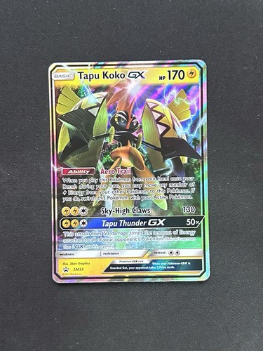 Pokémon TCG - Tapu Koko GX - SM33 - Sun & Moon Black Star Promos [Light Play]