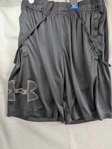 Pantalones Cortos Under Armour Negros HEATGEAR Sueltos Atléticos Baloncesto Pista Para Hombres M - Imagen 6 de 6