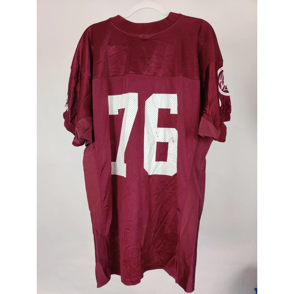 Camiseta para hombre Allison Athletic Washington Redskins #76 XXL borgoña - usada Foto 2 de 4