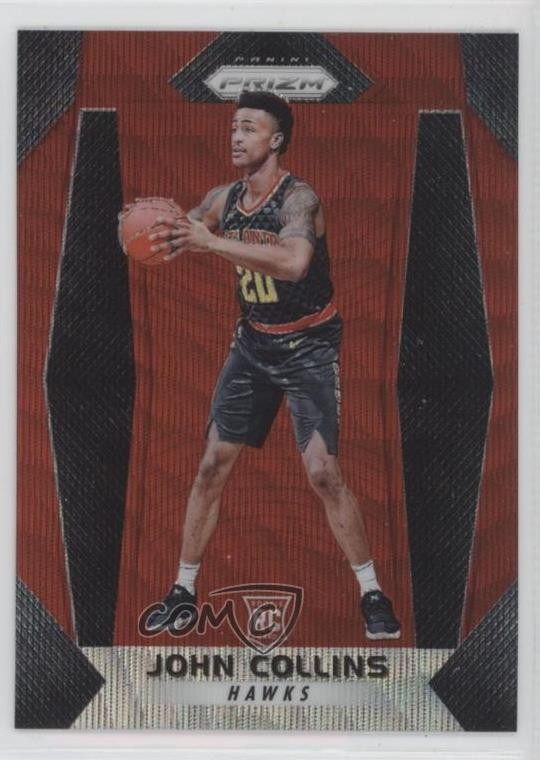 2017-18 Panini Prizm Ruby Wave Prizm John Collins #109 9cr