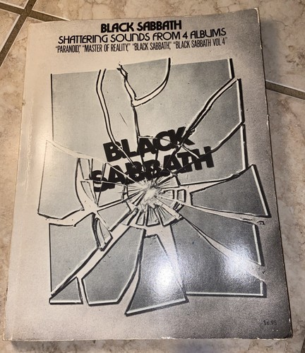 BLACK SABBATH SUONI FRANTUMANTI DA 4 ALBUM RARO SPARTITO LIBRO, - Foto 1 di 9