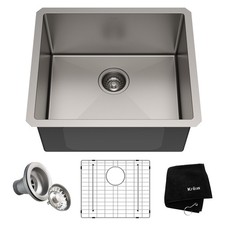 Kraus KHU101-21 Standart PRO 21" Undermount Single Basin - Stainless Steel