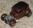 VINTAGE HOT WHEELS REDLINE CLASSIC 32 FORD VICKY, USA, BROWN