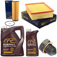 MotoröL Filter Set 5W-40 6 Liter + Schraube FüR Audi A4 2.5 TDI 120KW 163 PS