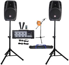 Rockville Dual 12" Android/iphone/ipad/Laptop/TV Youtube Karaoke Machine/System