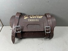 Borsetta sotto sella cartone pressato G. Cottur Trieste bici epoca