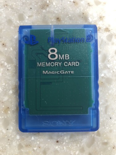 TARJETA DE MEMORIA SONY PLAYSTATION 2 8MB MAGIC GATE PS2 BLUE PLAY STATION NES HQ