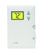 Pro PSD010BF Digital Non-Programmable Thermostat for Home, Heat only with Fan