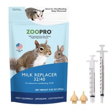 Baby Squirrel Nursing Set Basic - Milk Replacer, Feeding Syringes
