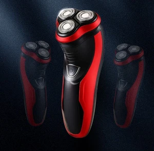 Razor électrique pour les hommes 3D Trimmer à la barbe rechargeable à l'ombre rotative
