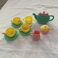 16PCS Pretend Tea Party Set Play Food Accessories BPA Free, Phthalates Free, ...