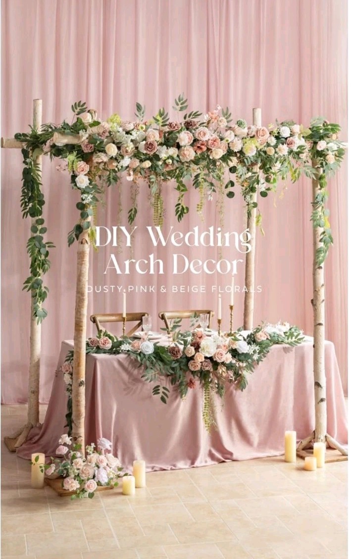 Ling's moment Flowers 16pcs Dusty Rose Blooming Peonies Artificial Flowers 