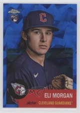 2022 Cromo Platino Anniversario Blu Rifrattore Atomico /100 Eli Morgan #194 14xt