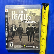 🌟 THE BEATLES ROCKBAND PS3 PlayStation 2009 W/ Manual AUTHENTIC ORIGINAL RARE