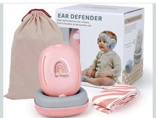 Baby Noise Cancelling Earmuffs Hearing Protection Pink 3 Months  5 Years