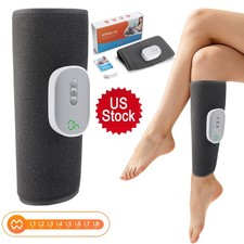 Leg Massager for Circulation, Air Compression Calf Massager W/ Heat 4 Modes Gift