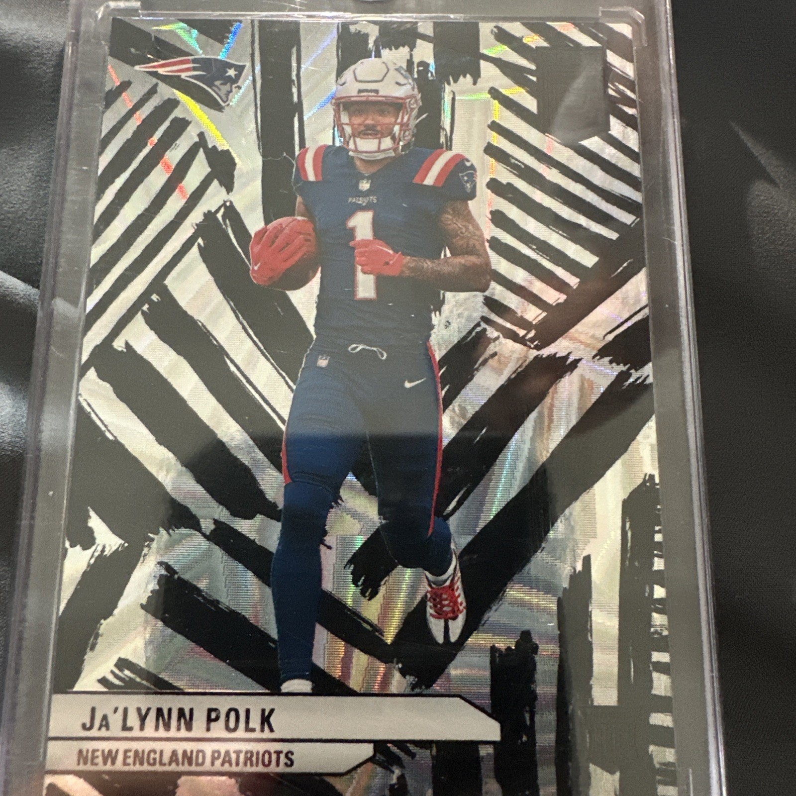 2024 Panini Donruss Elite Football Ja'Lynn Polk #153 RC Razzle Dazzle Case Hit