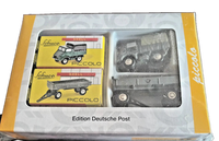 Schuco Piccolo Set Lkw Mit AnhäNger Edition Deutsche Post, 1:90, OVP-