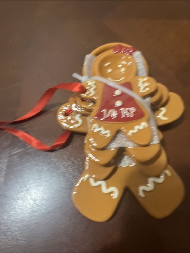 Holiday Time Lebkuchenfamilie Keramik Messlöffel Set 4-teilig Weihnachtszeit - Bild 2 von 4