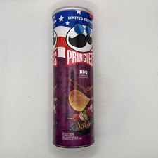 Pringles Limited Edition American Flag BBQ Can - 5.5 oz - NEW/SEALED