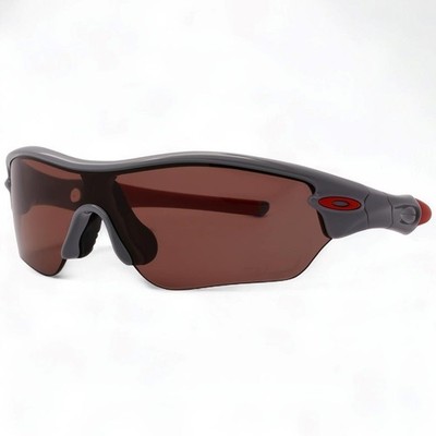 Oakley Custom Radar Edge Fog OO Grey Polarized Lens Unisex Sports Sunglasses