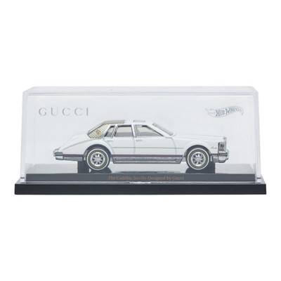 Gucci x Hot Wheels Limited Cadillac Seville Model AB2716 White Plastic Used