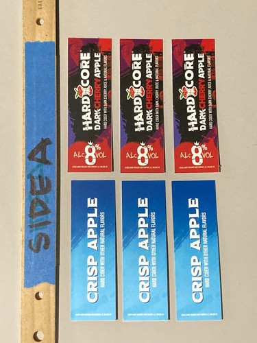 🌟 New Angry Orchard Cider 3 Sided Tall Craft Apple Beer Tap Handle Lot B2 - Picture 2 of 13